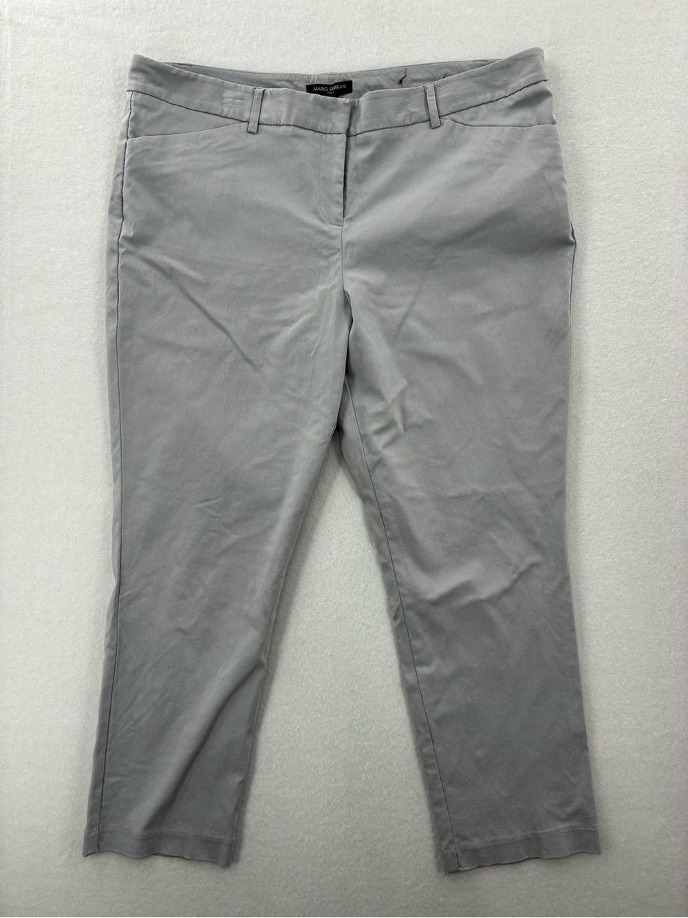 3For$20 Mario Serrani Light Gray Casual Dress Pants size 16